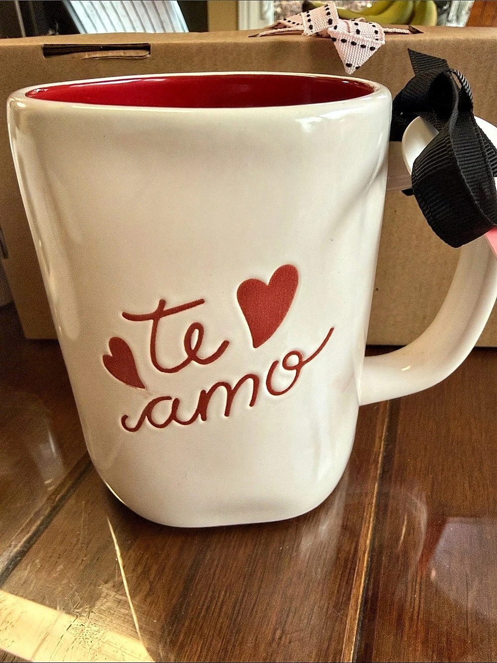 Rae Dunn “Te Amo” Mug